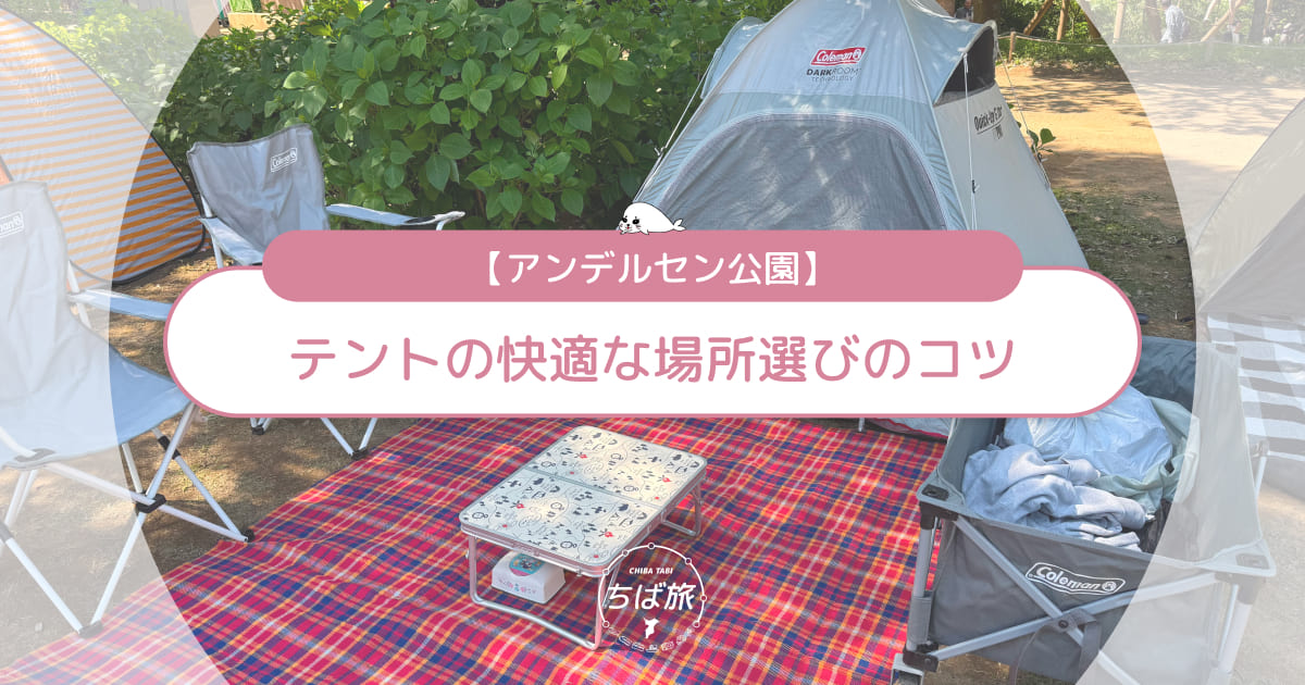 アンデルセン公園のテントはどこに張る？子連れで快適な場所選びのコツ