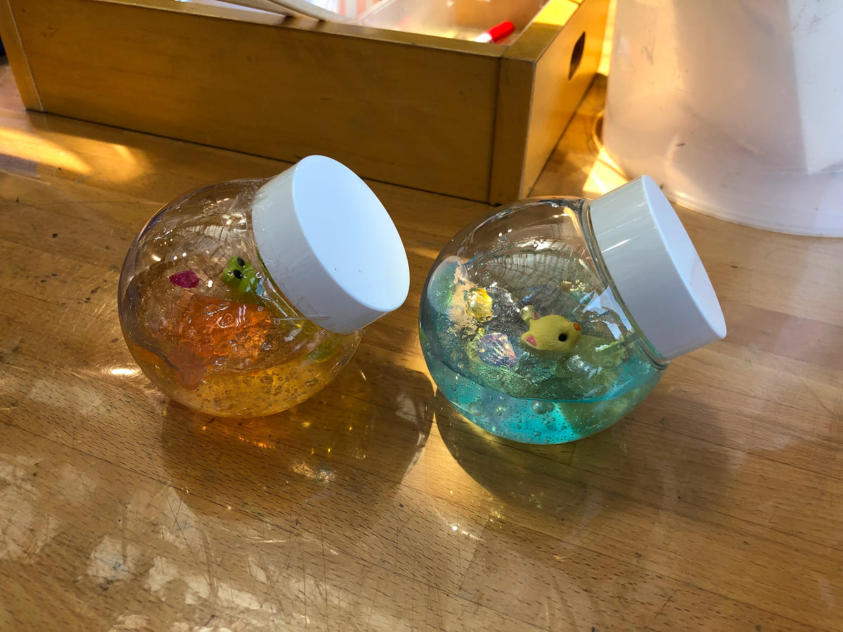 アンデルセン公園 ワークショップで作った完成品