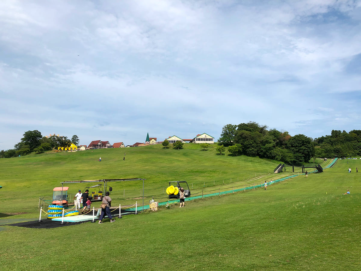 東京ドイツ村 マーケットエリアのバッサースライダー