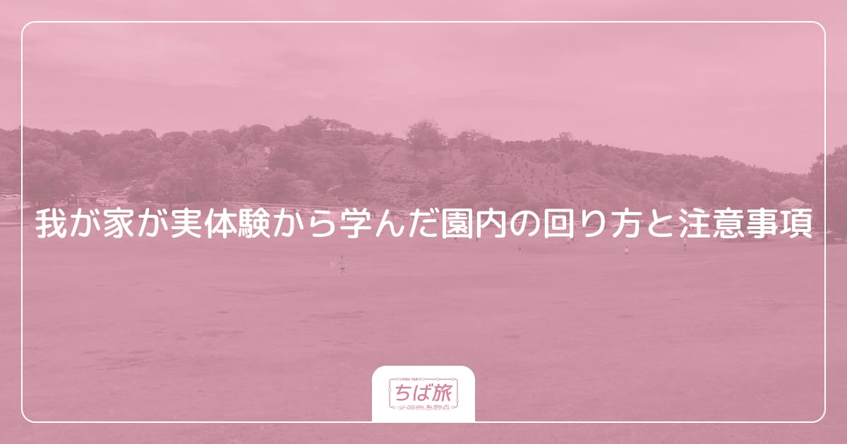 我が家が実体験から学んだ園内の回り方と注意事項