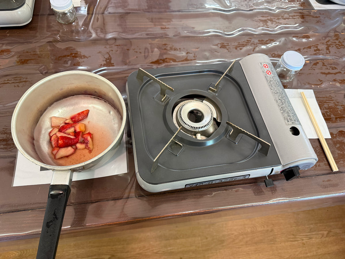 成田ゆめ牧場 いちごジャム作り体験のセット