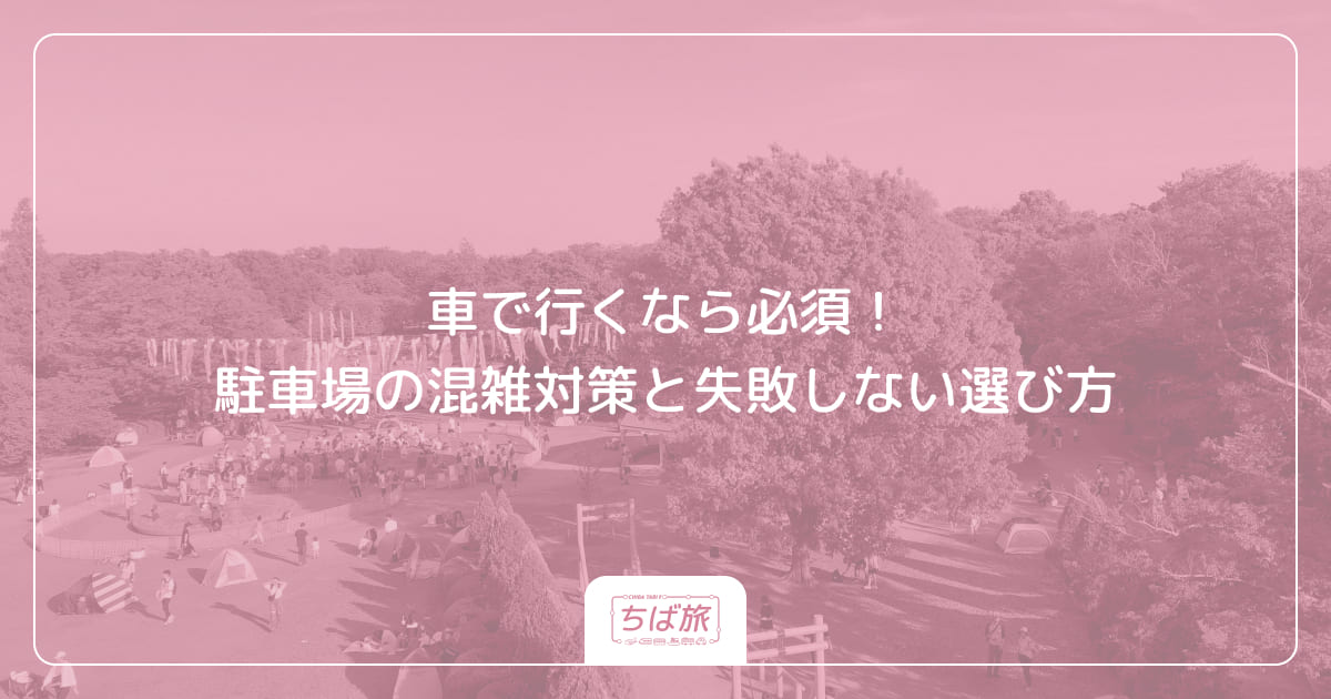 車で行くなら必須！駐車場の混雑対策と失敗しない選び方
