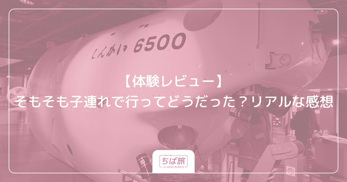 【体験レビュー】そもそも子連れで行ってどうだった？リアルな感想