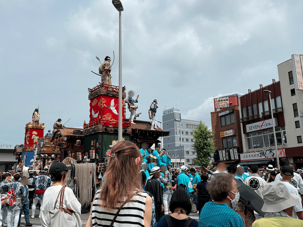 成田祇園祭 成田駅前