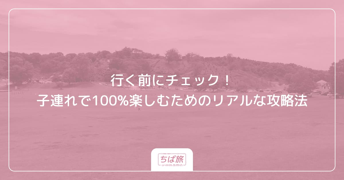 行く前にチェック！子連れで100%楽しむためのリアルな攻略法
