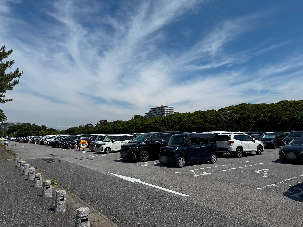 稲毛海浜公園プール 第1駐車場