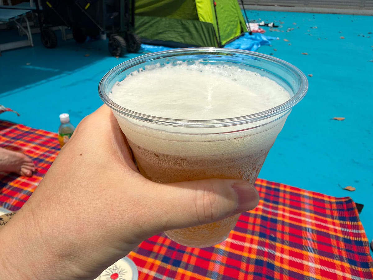 稲毛海浜公園プール ノンアルビール