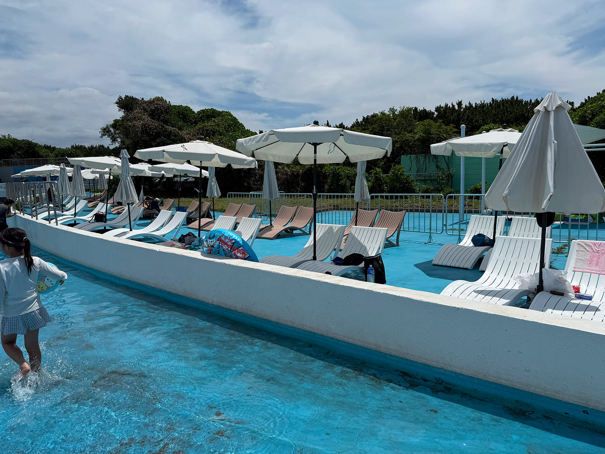 稲毛海浜公園プール ペアシート