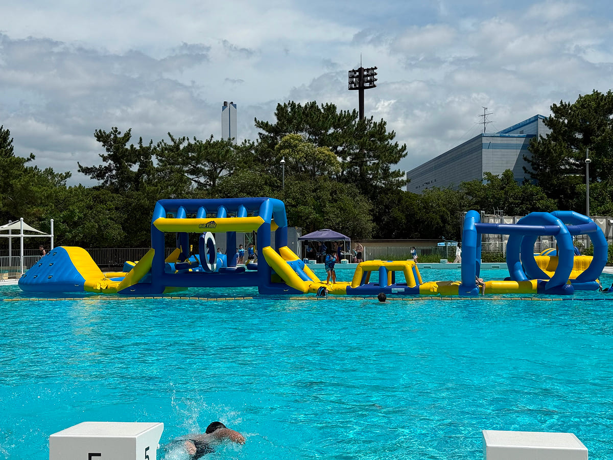稲毛海浜公園プール ウォーターチャレンジ