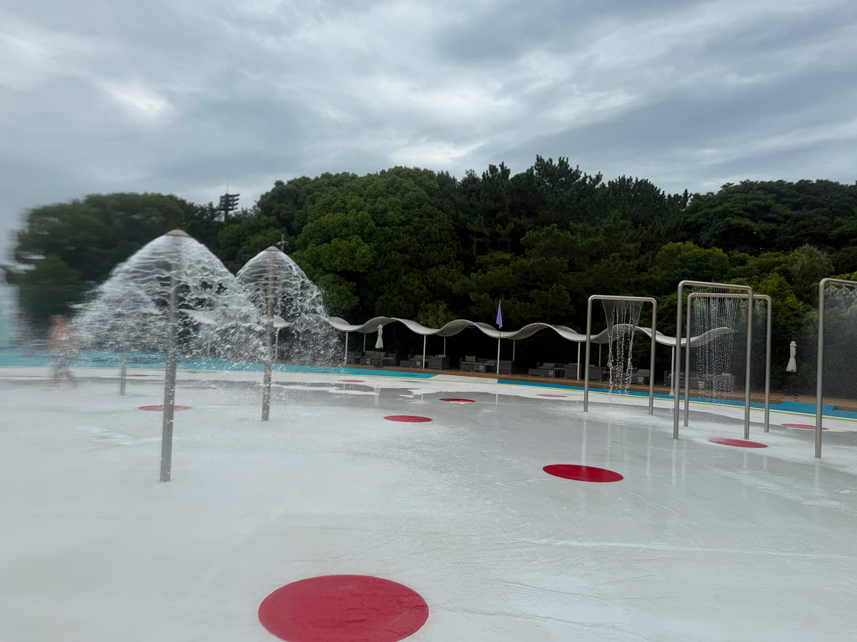 稲毛海浜公園プール ちびっこシャワー