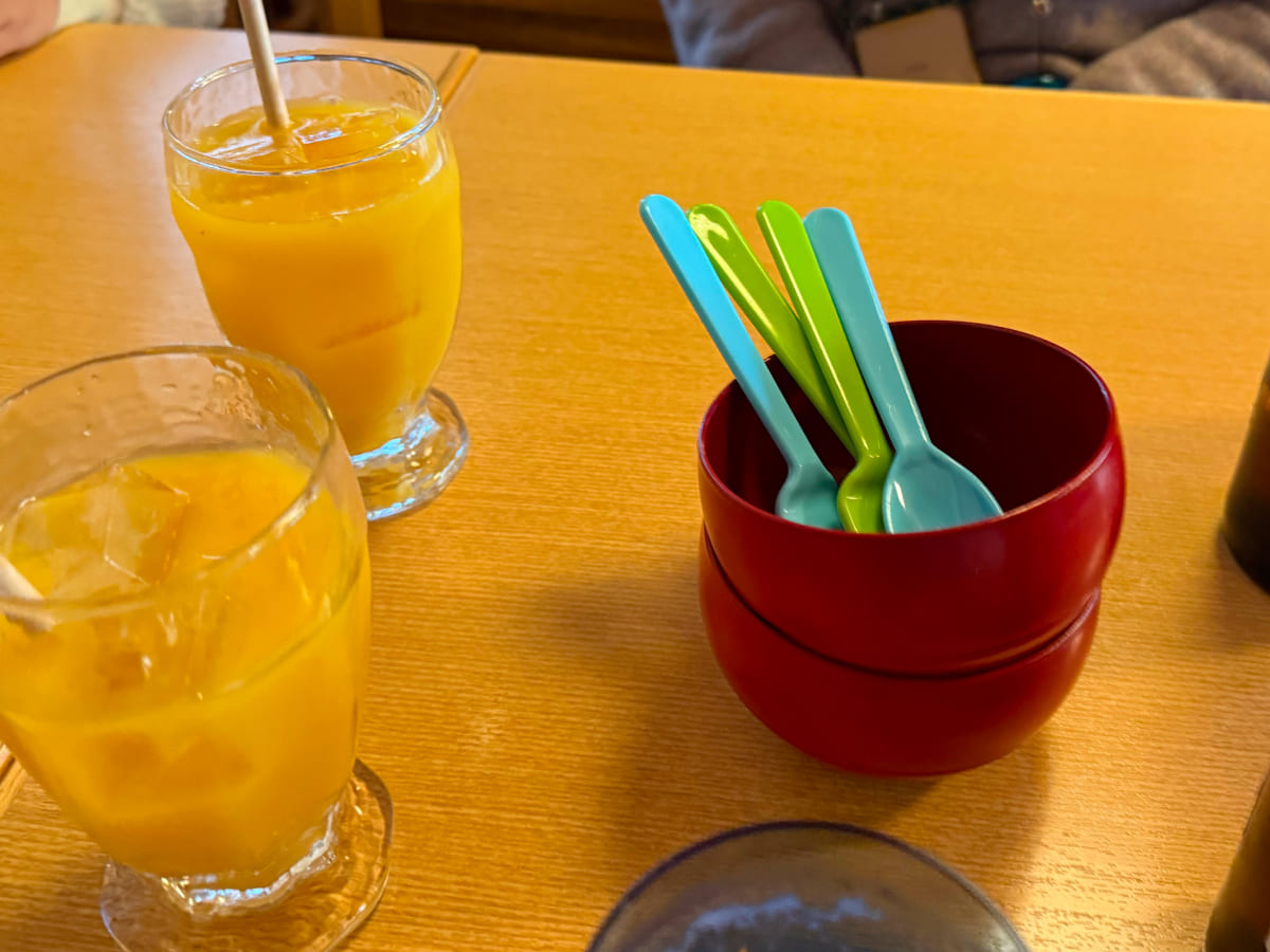 野の花庵 子ども用のカトラリー