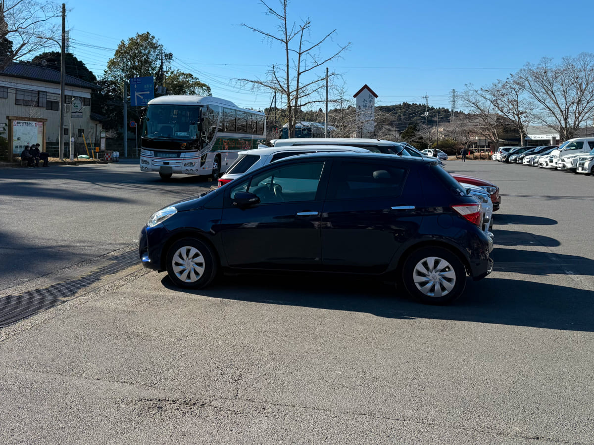 香取神宮 第1駐車場の混雑様子
