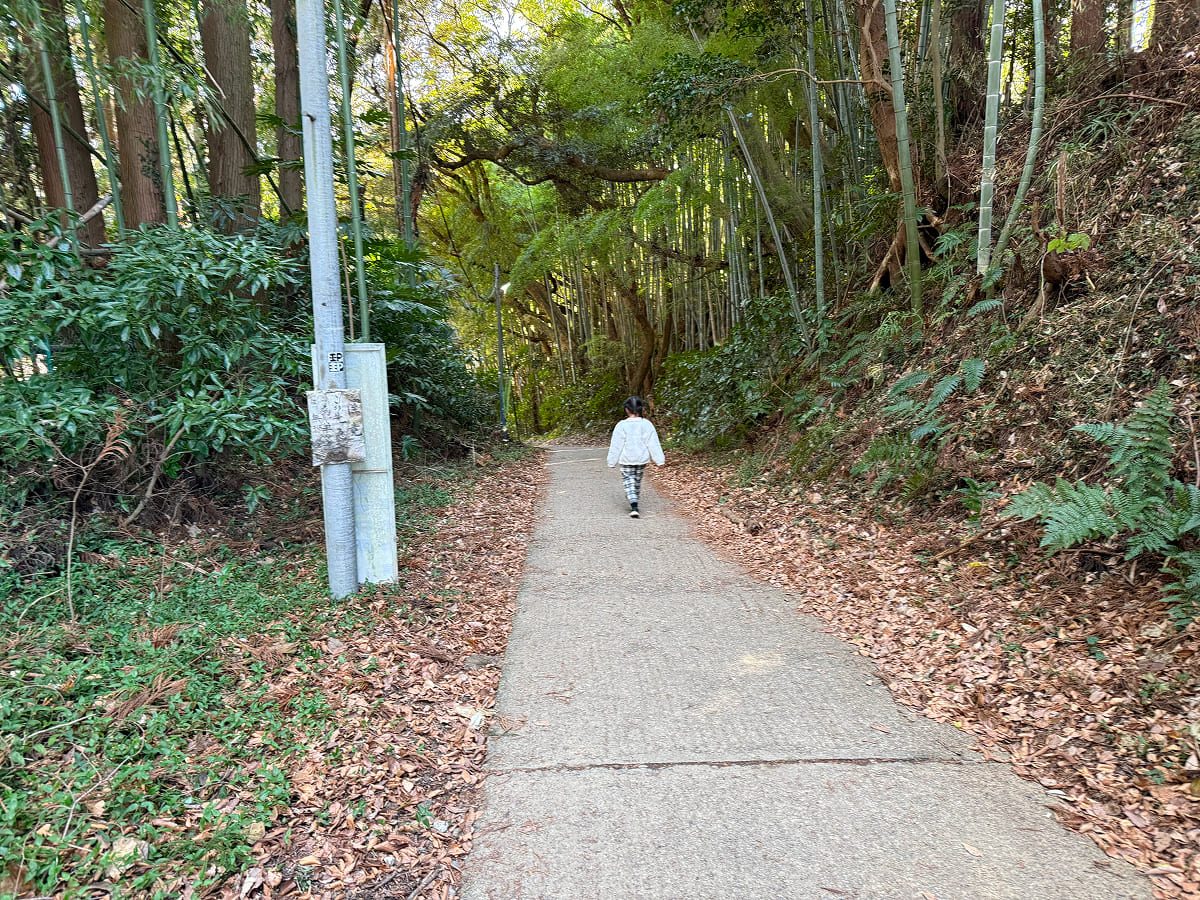 香取神宮 朱塗の大鳥居手前の脇道