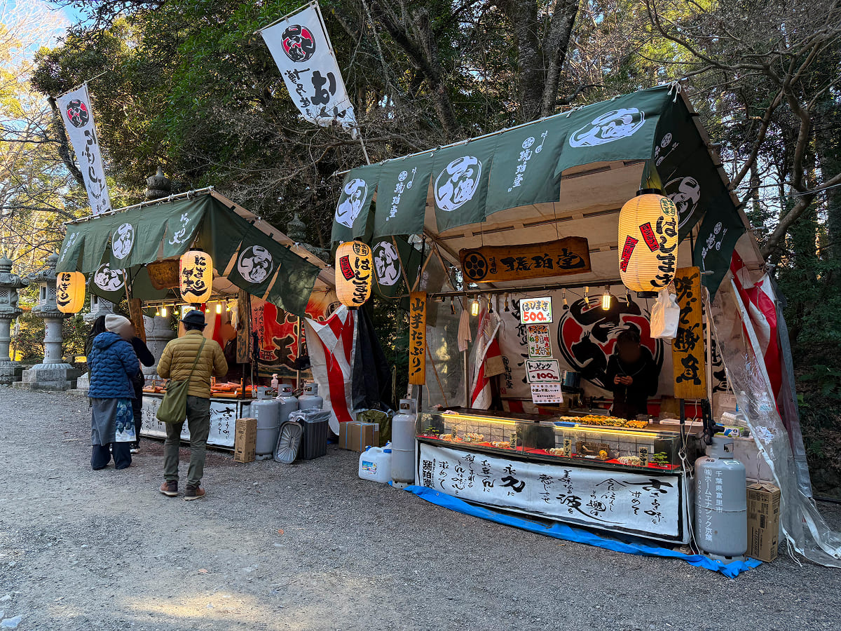 香取神宮 表参道にある屋台