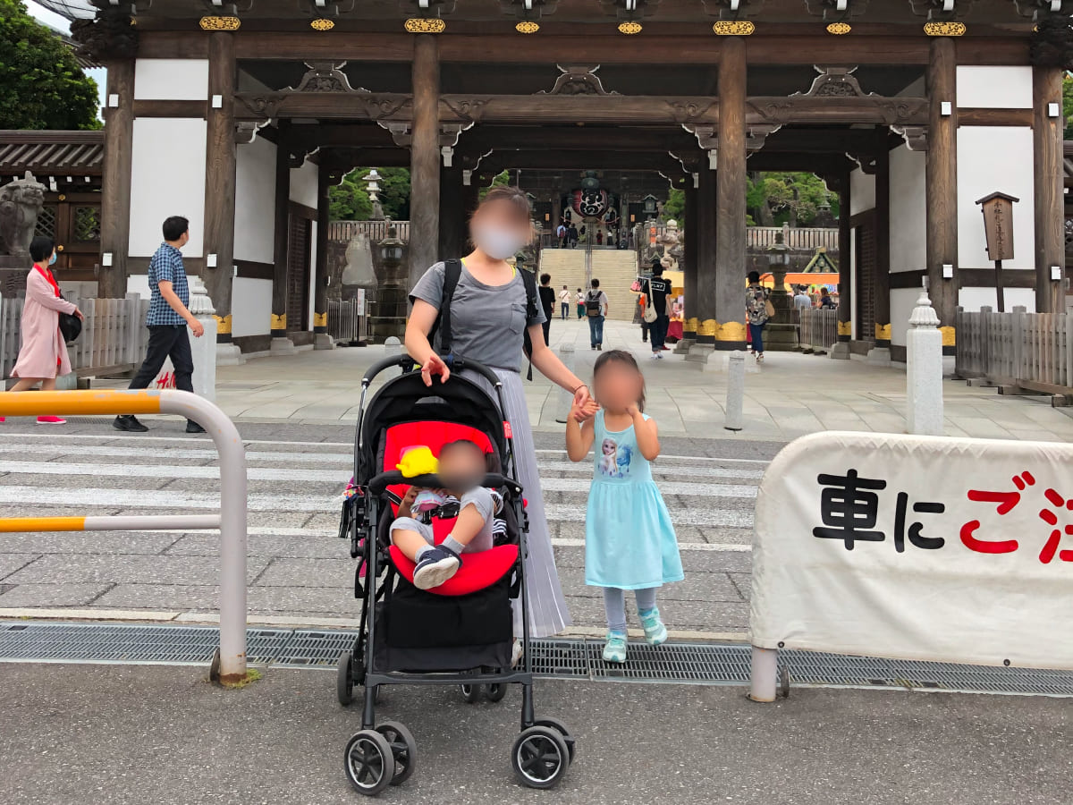 成田山新勝寺 ベビーカーで参拝