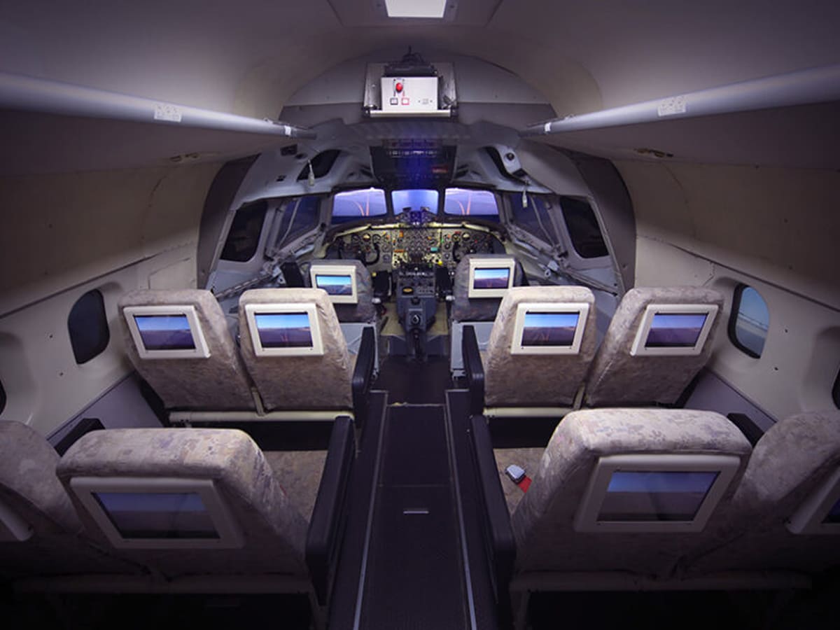 航空科学博物館 DC-8フライト体験