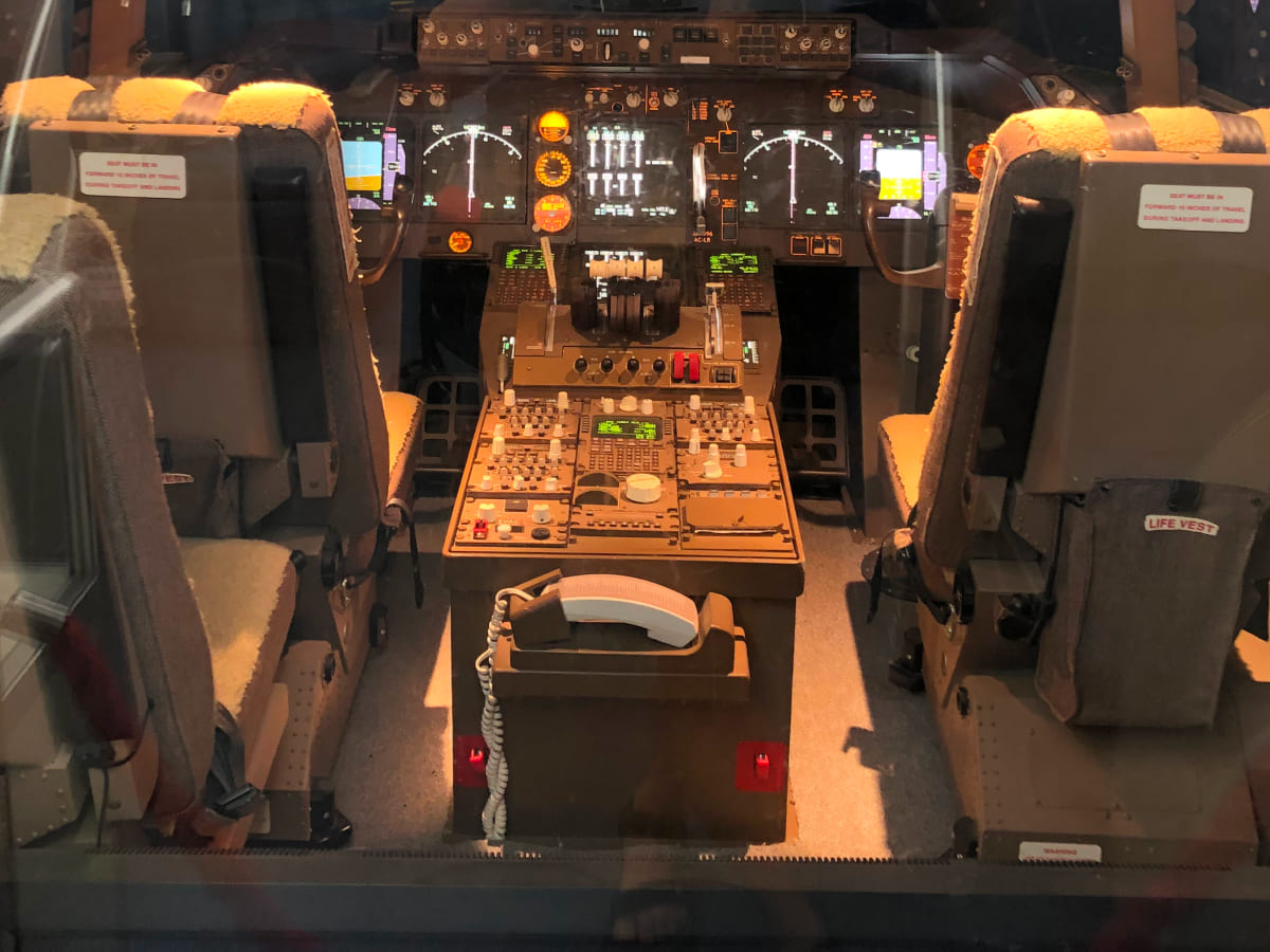 航空科学博物館 操縦体験コーナー