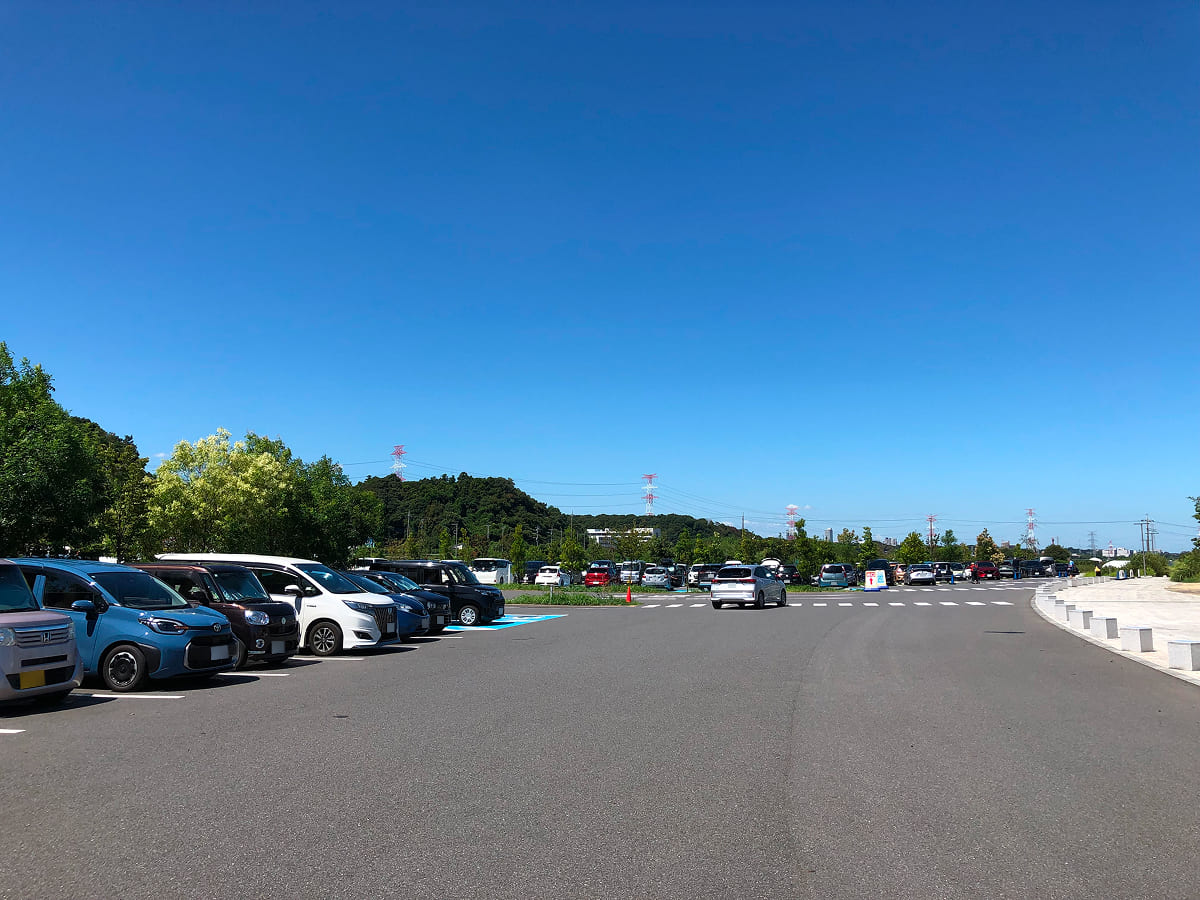 道の駅しょうなん リニューアル後の駐車場