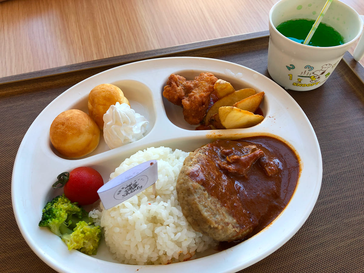 道の駅しょうなん ベジタリアン シャンティーのキッズプレート