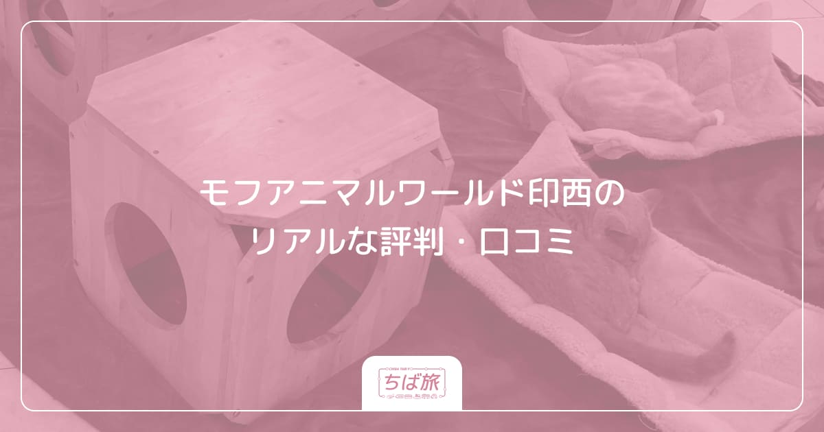 モフアニマルワールド印西のリアルな評判・口コミ