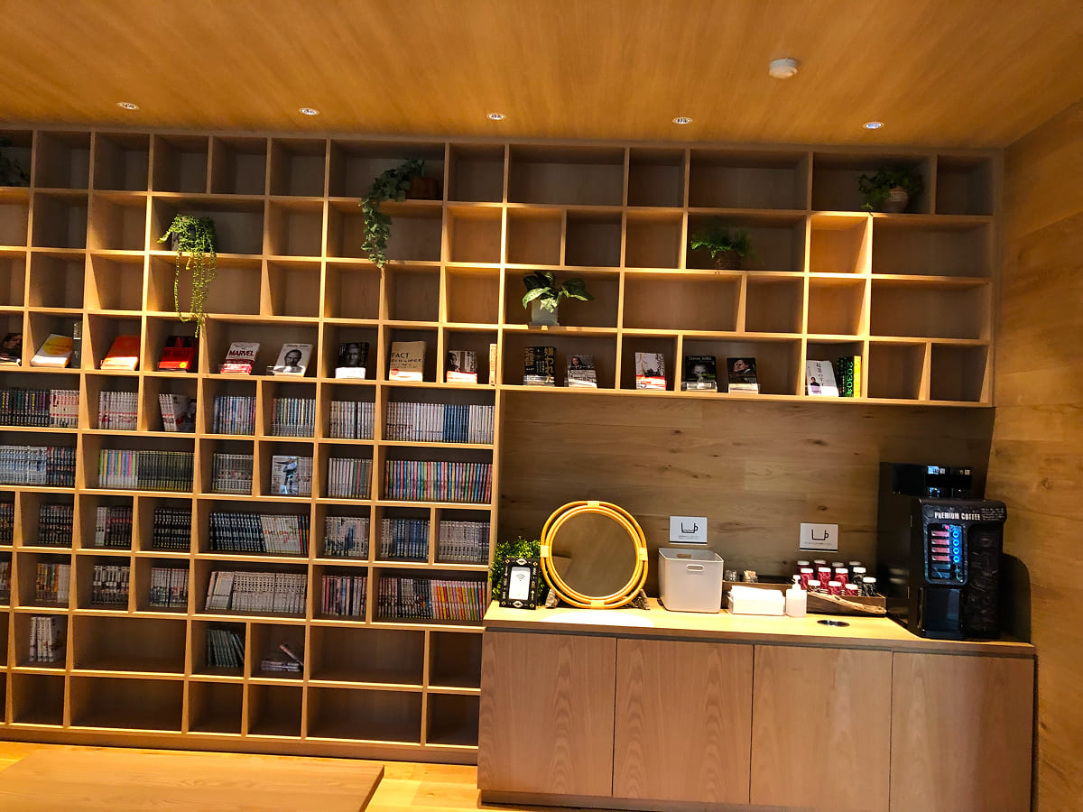 おふろcafé かりんの湯 サウナガーデンのコーヒーマシン