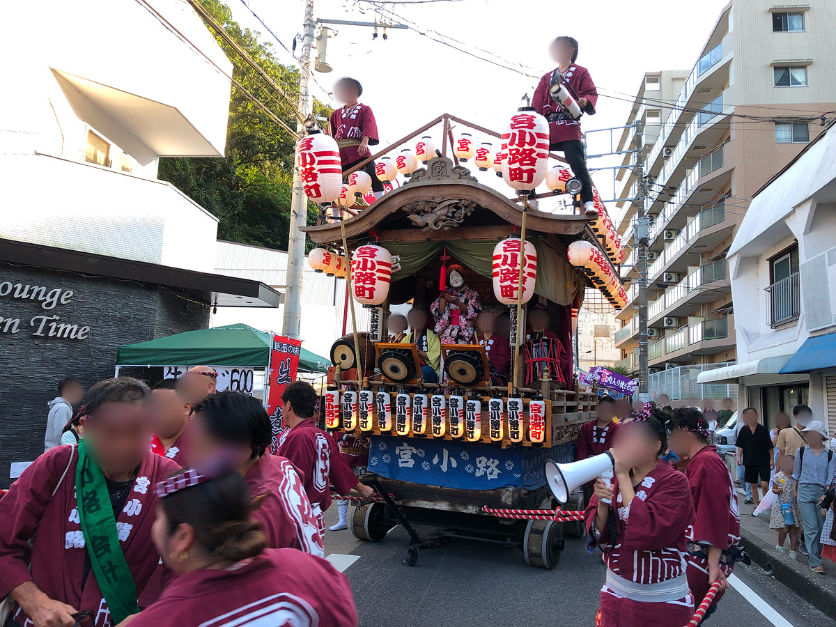 佐倉秋祭り 宮小路町の屋台