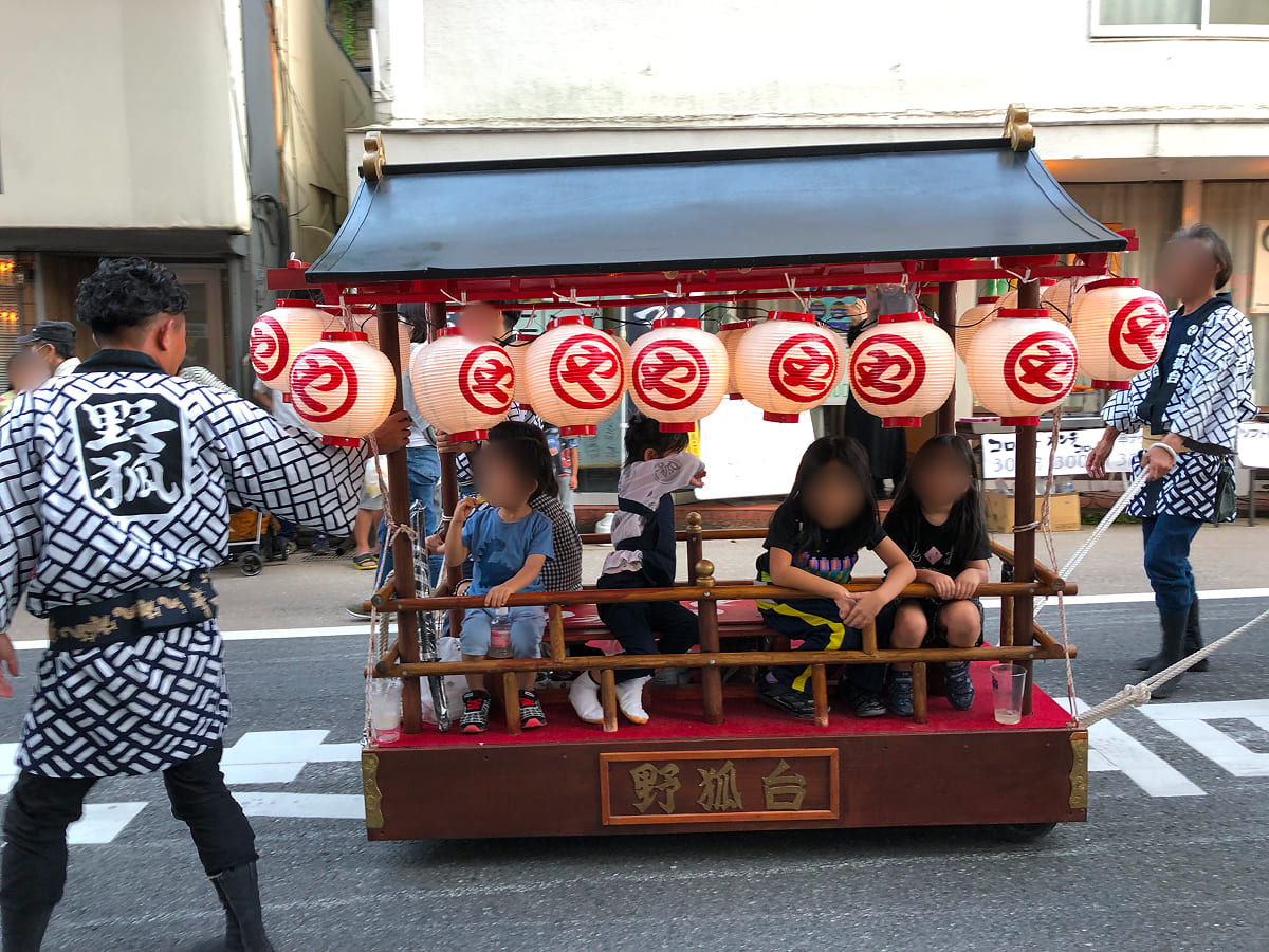 佐倉秋祭り 子ども用の小さな屋台
