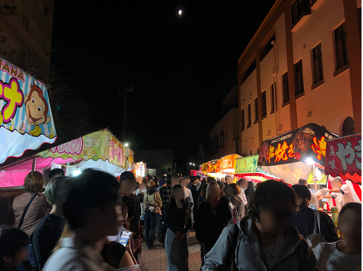 佐倉秋祭り 出店(屋台)の様子