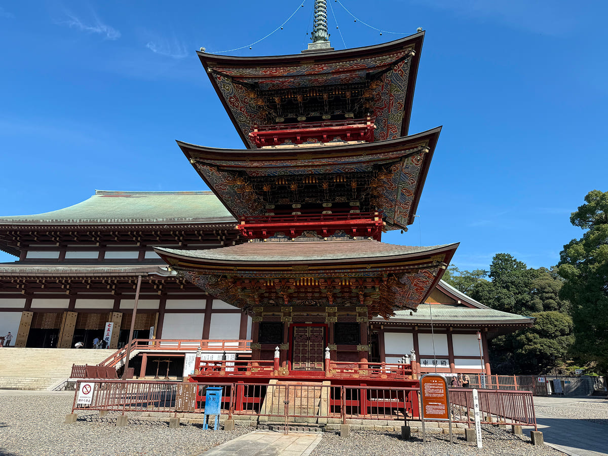 成田山新勝寺 三重塔
