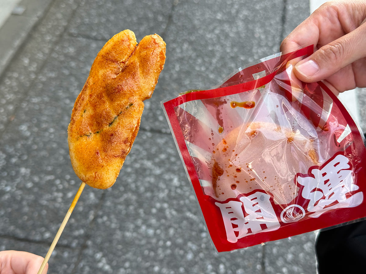 成田山新勝寺 林田本店で我が家が買った串せん